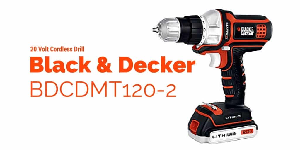 Black & Decker BDCDMT120-2 20V